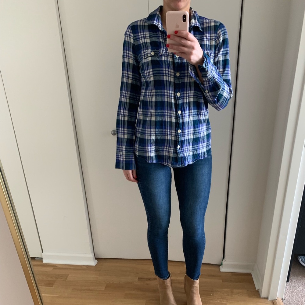 Flannel button up